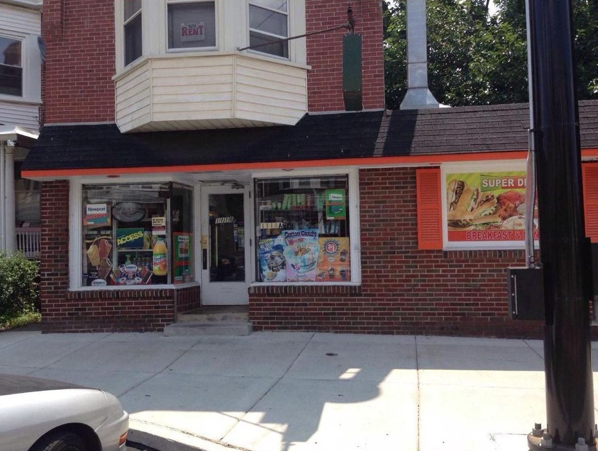Dominican Food Super Deli storefront on Markley Street in Norristown, PA